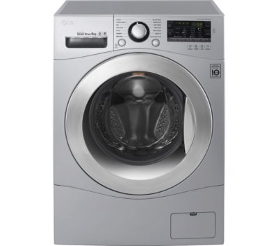 LG  FH4A8TDN4 Smart Washing Machine - Silver